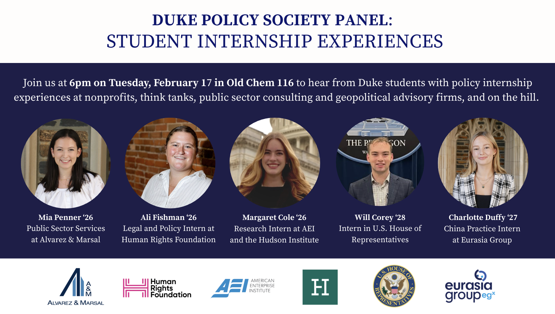 Student Internship Panel