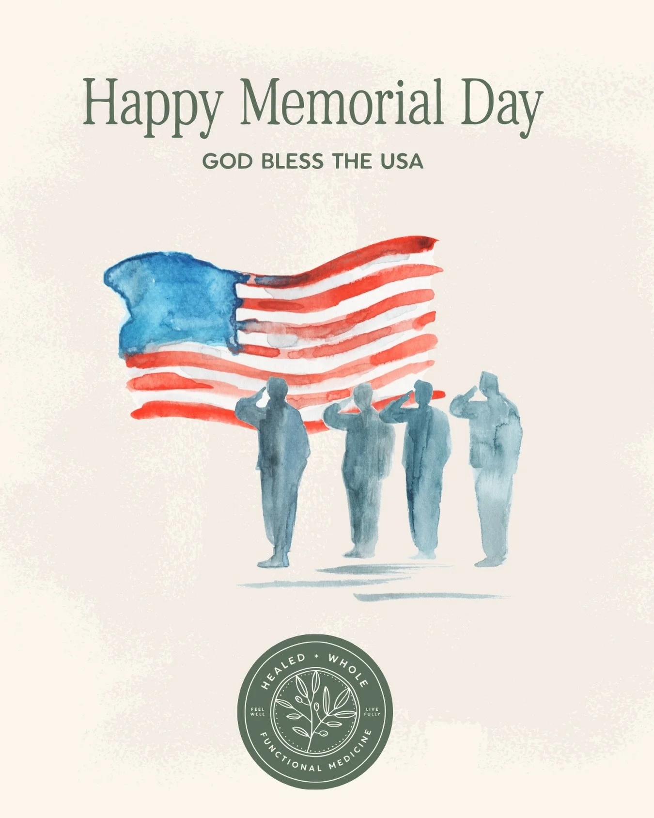 Happy Memorial Day! We are forever grateful for those who have given their lives so that we can enjoy the freedoms we have in this beautiful country. May we never take it for granted!