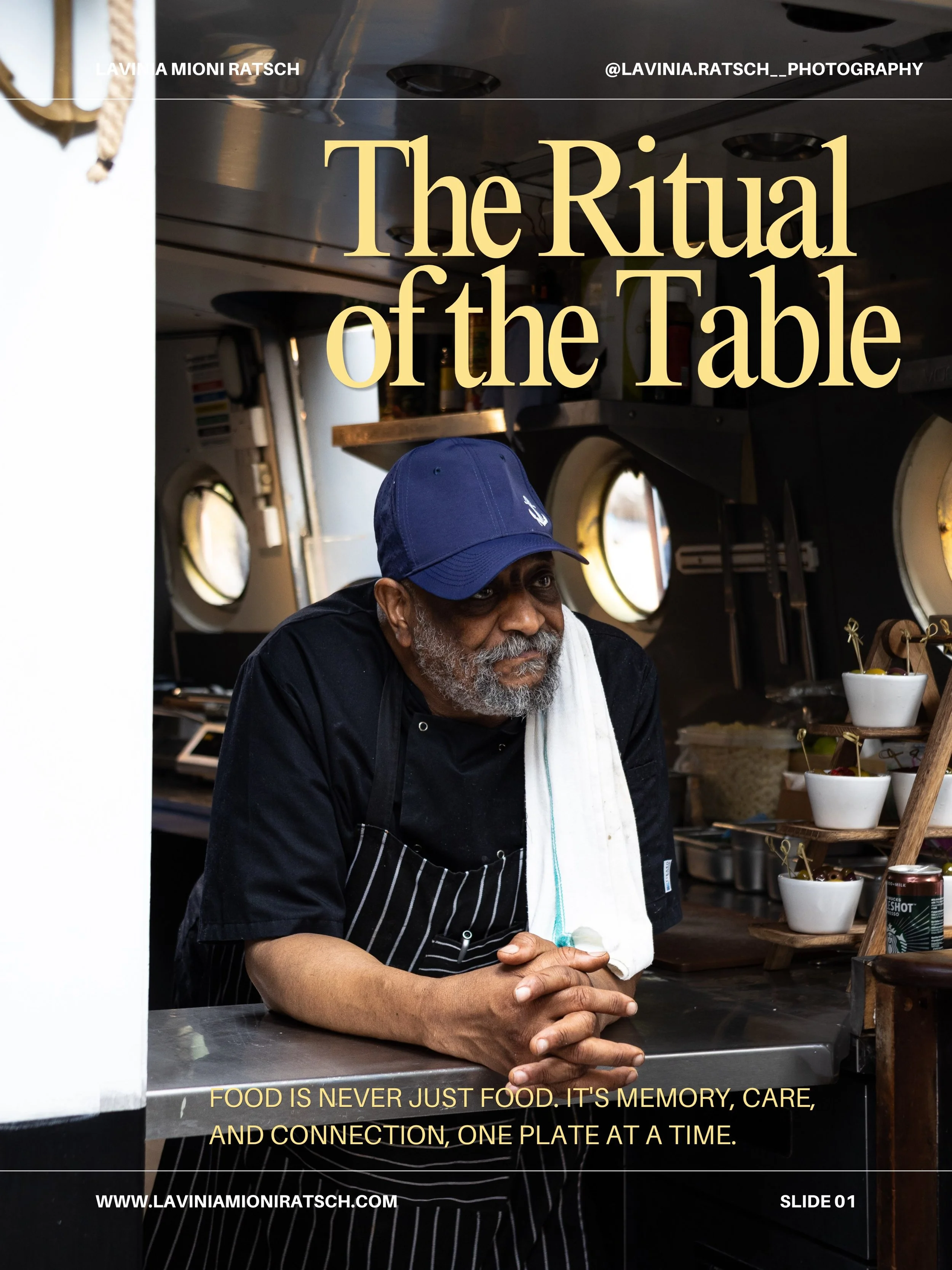 Nobody in these photos is posing. That&rsquo;s the whole point.

Spent an afternoon shooting behind the counter at The Seagarden and Grill, aboard The Prince Regent in London, the prep, the pans, the plates going out before anyone at the table sees t