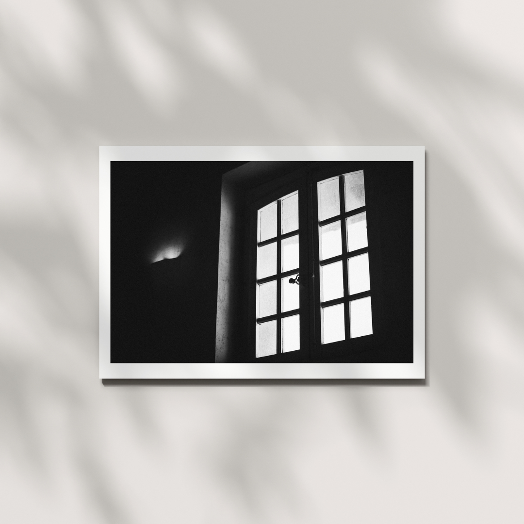 Window Light, Marseille  – Fine Art Black & White Print