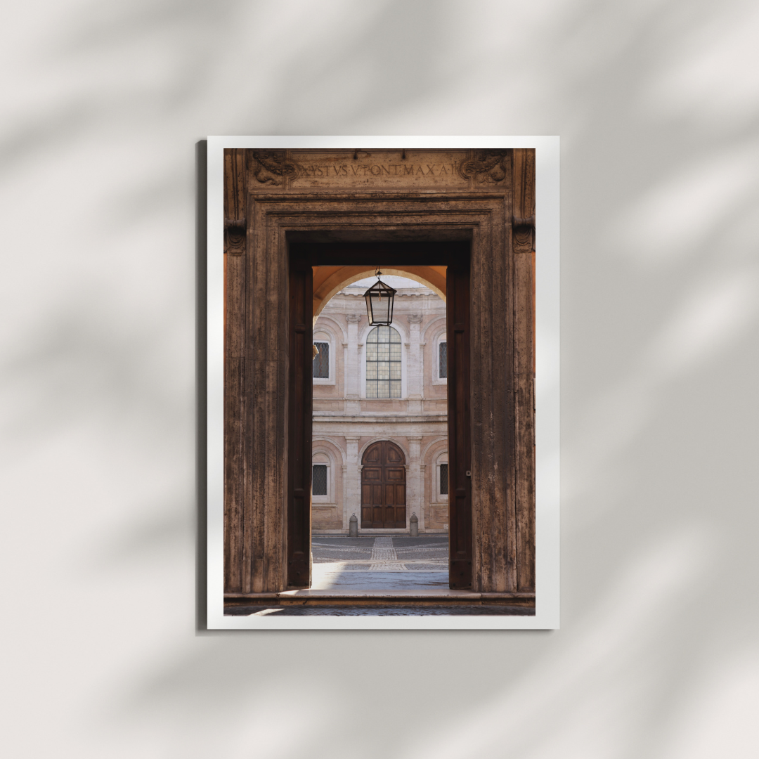 Italian Roman Architecture Print