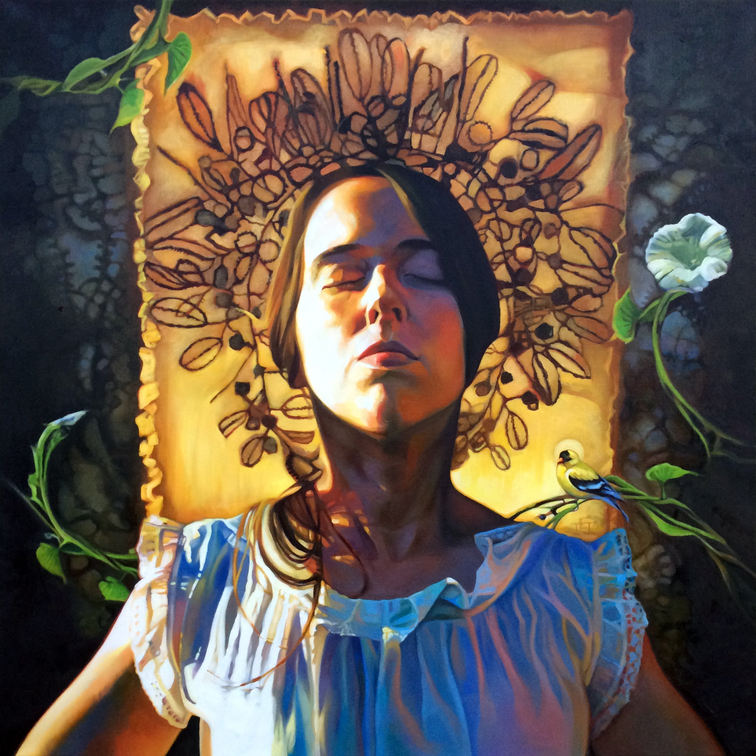 "Roots and Wings" oil on linen 34x34
Available for purchase. Inquire for more info.
