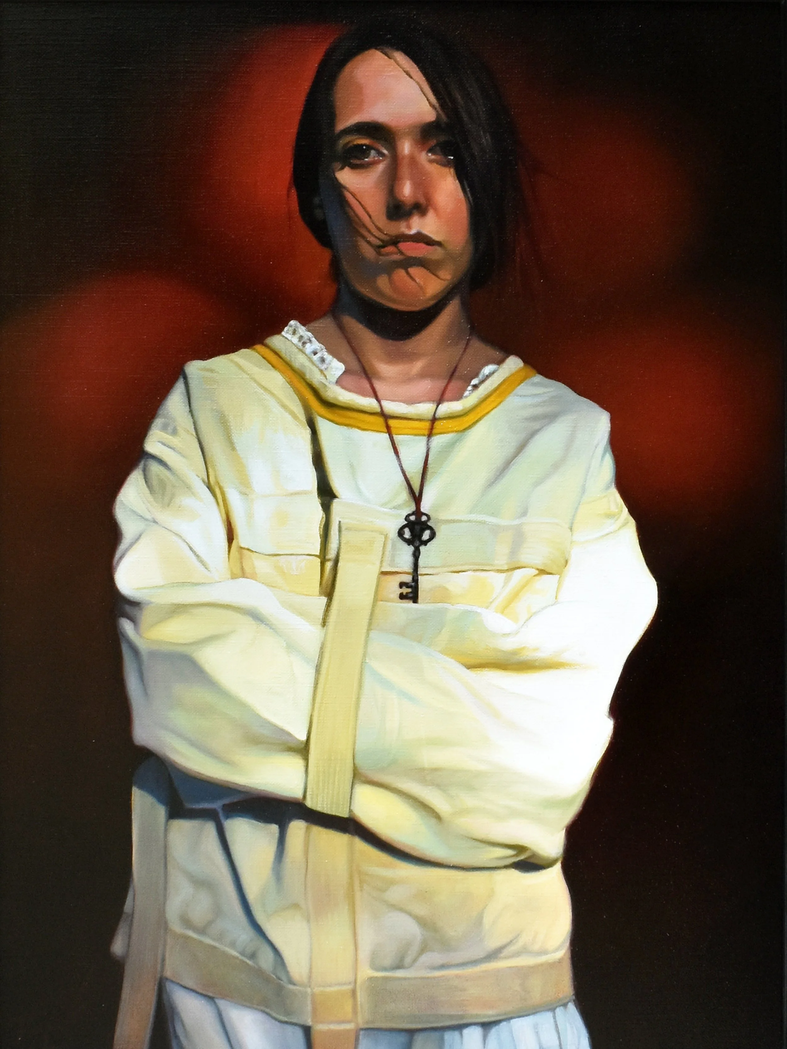 "She has a name, it is Defiance" oil on linen 20x24. Available for purchase. Inquire for more info.