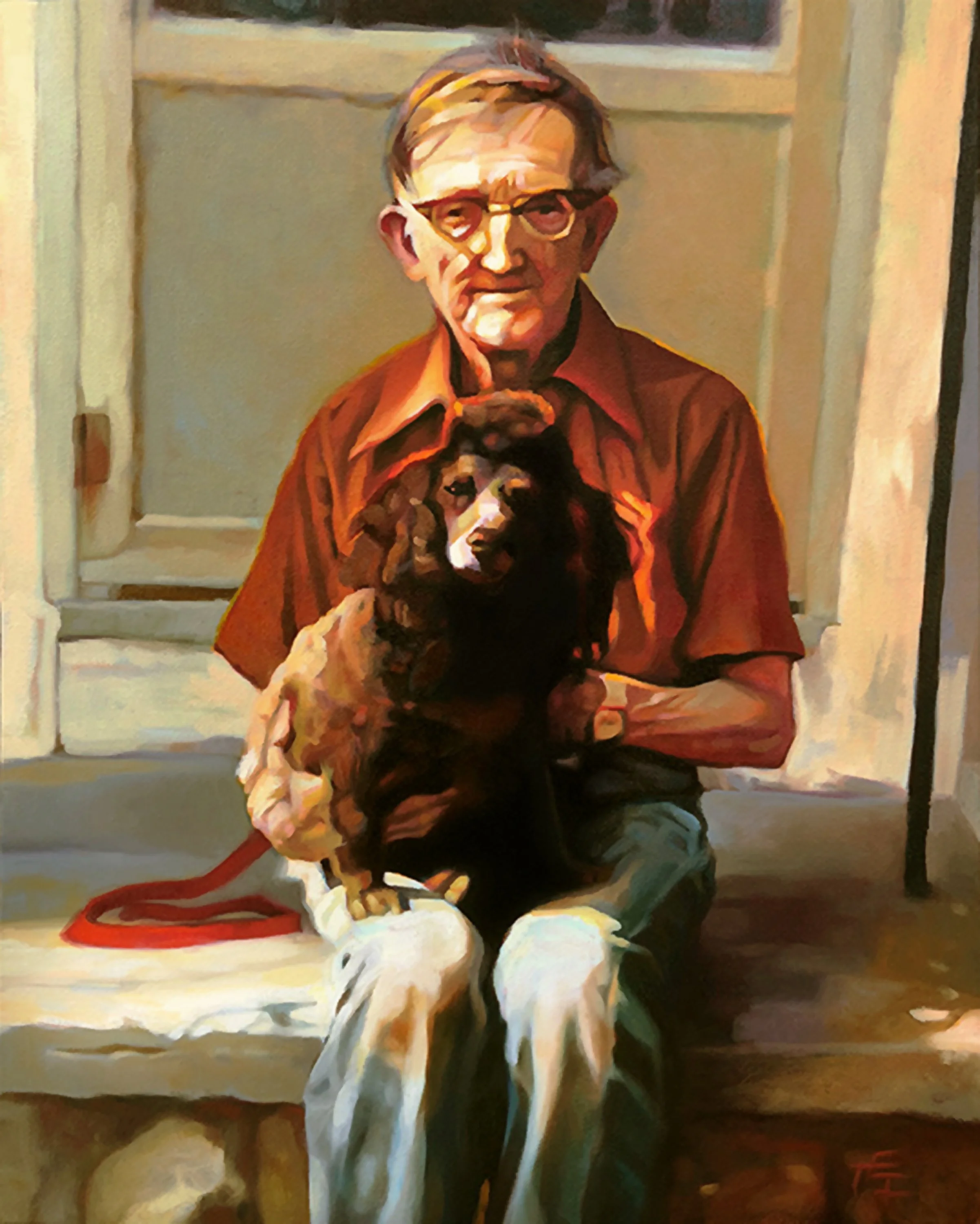"Melford and Cindy" 16x20 oil on canvas