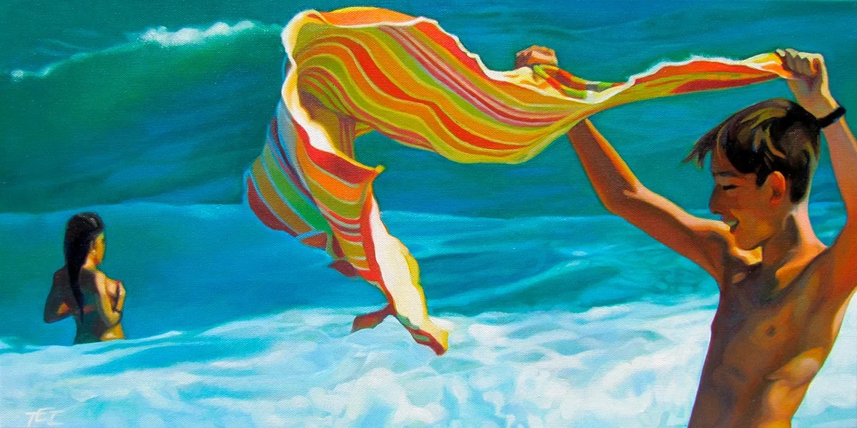 "The Matador" 19x10.5 oil on canvas, original is SOLD. Giclee prints available for purchase.