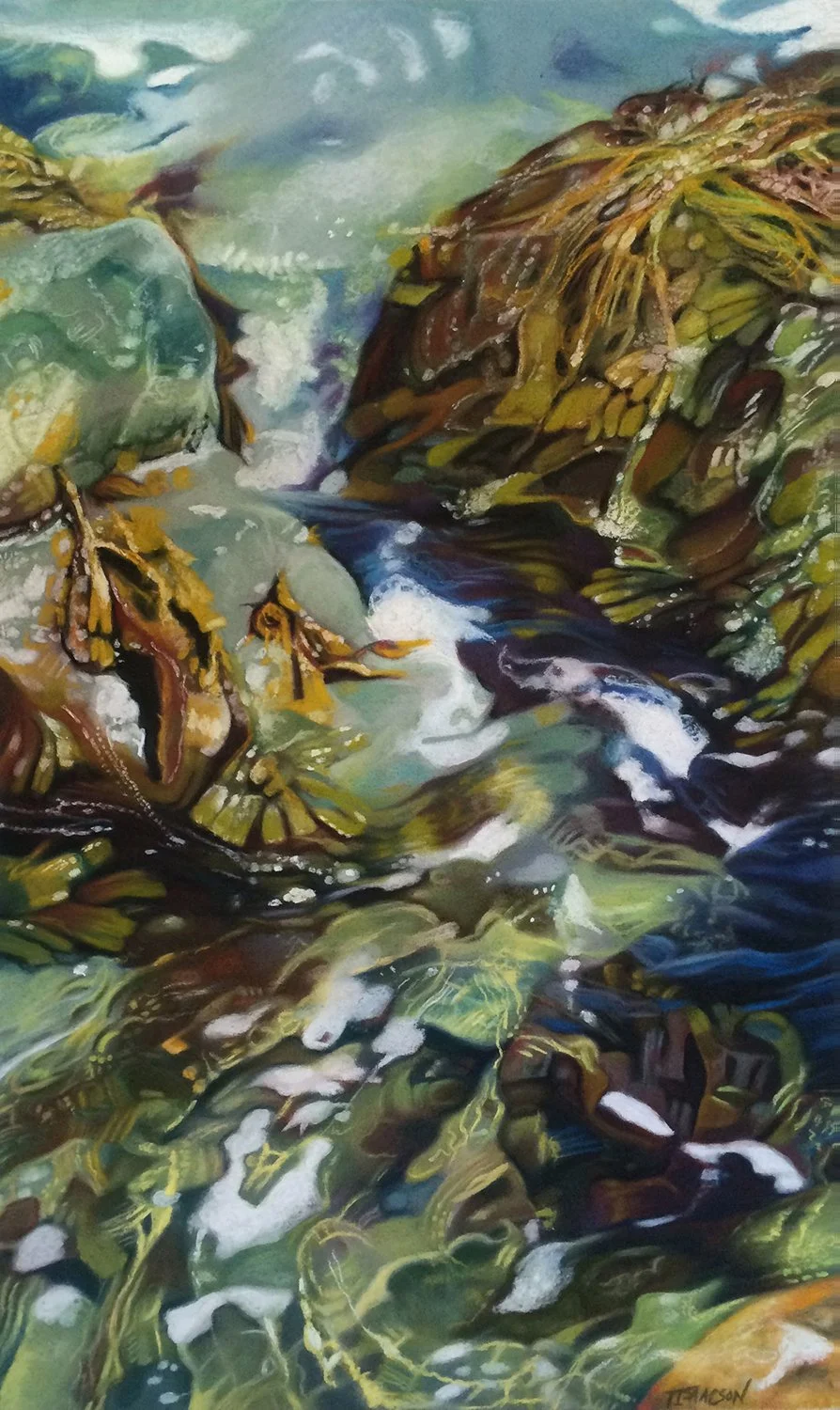 "Passage" 20x32 pastel on strathmore paper
Available for purchase.