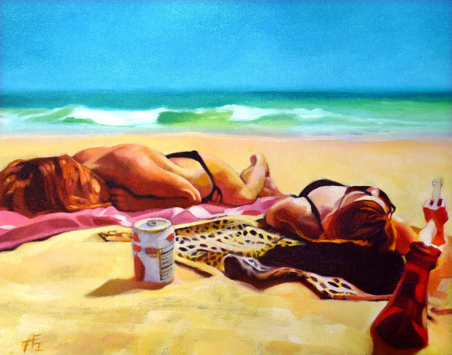 "Melt" 11x14 oil on canvas, original is SOLD.