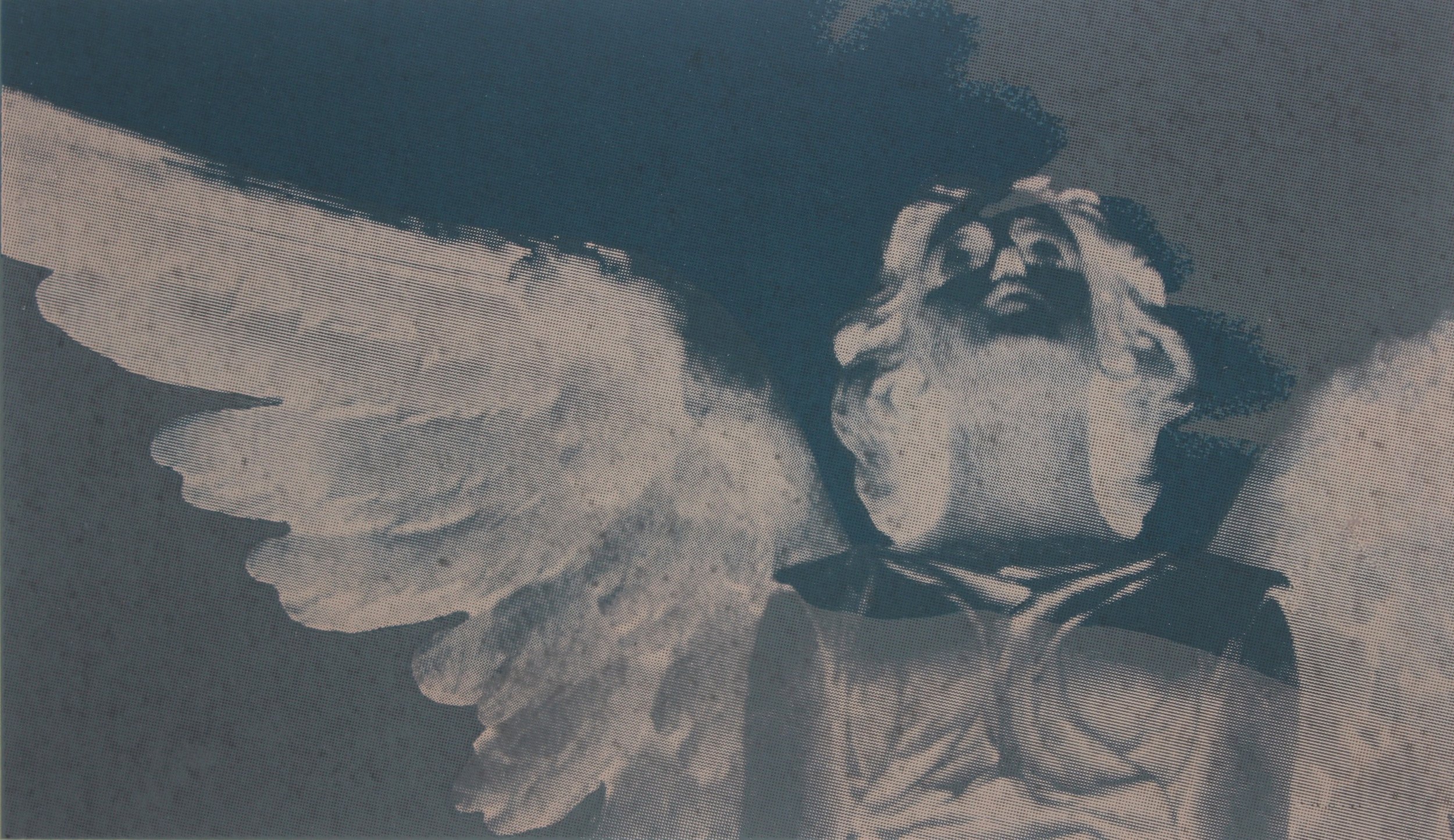 Grey Angel, 2016, Screen Print on Somerset Satin Paper 300 gsm, Print Size: 36.8 x  21.2 cm; Paper Size: 39.8 x 34.7 cm, Edition of 7
