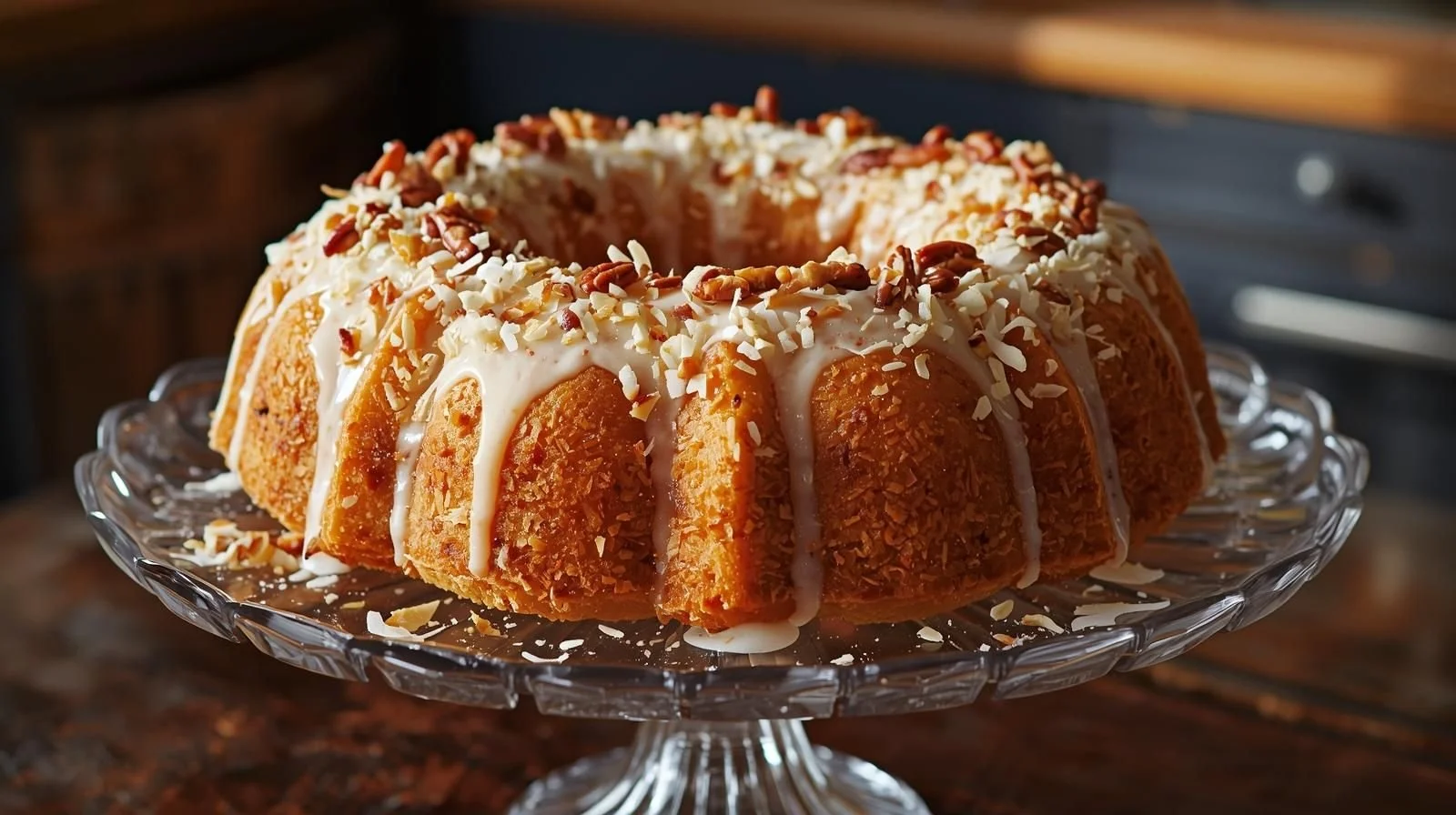 Gluten-Free Coconut-Lime Pecan Cake