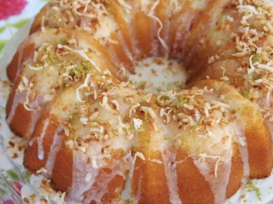 Gluten-Free Coconut Lime Pecan Cake