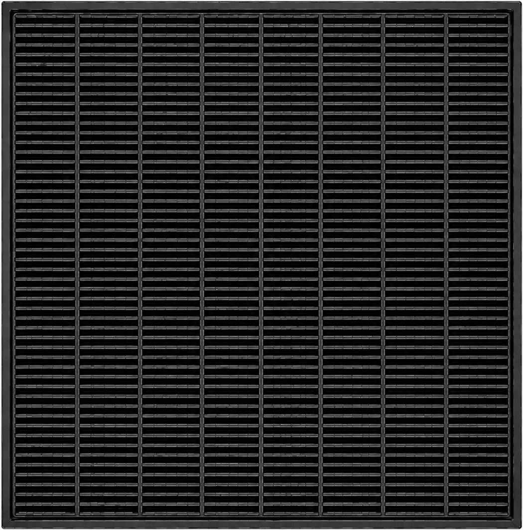 C-BOS blast overpressure grate for floor-level reflection control
