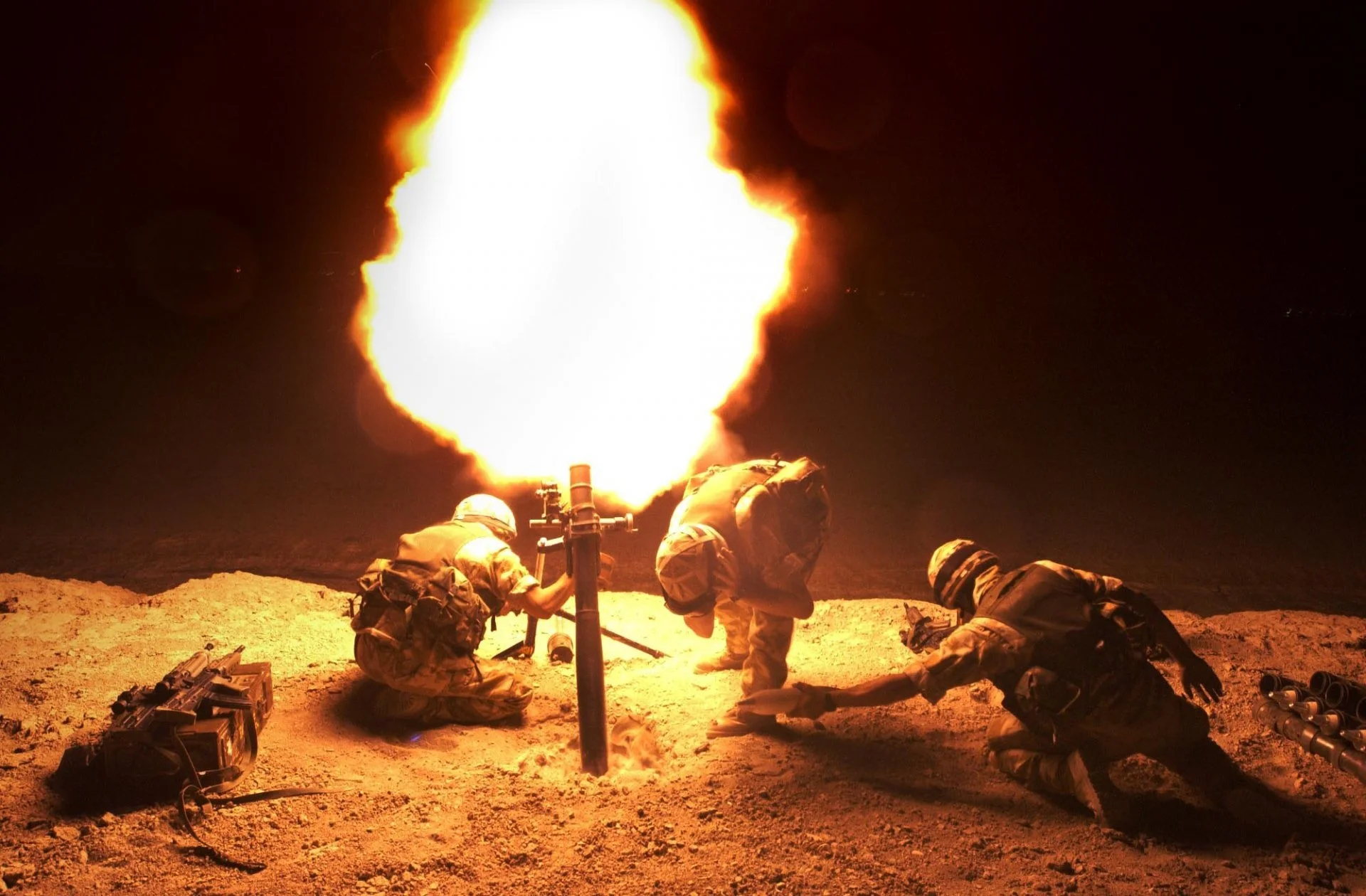 High-BOP range training event showing blast exposure risk for multiple positions
