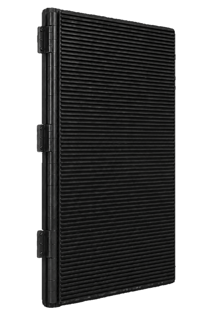 C-BOS hinged blast overpressure shield for breach-adjacent protection