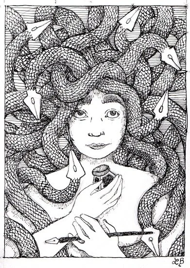 MEDUSA IN INK
