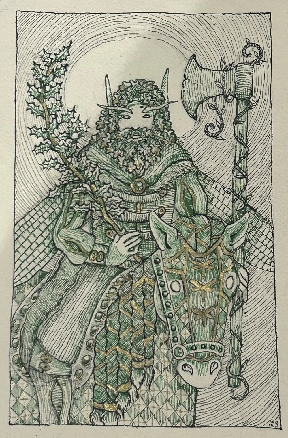 From GAWAIN AND THE GREEN KNIGHT