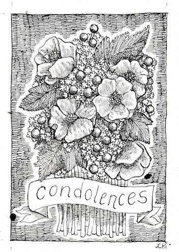 Condolences Greeting Card