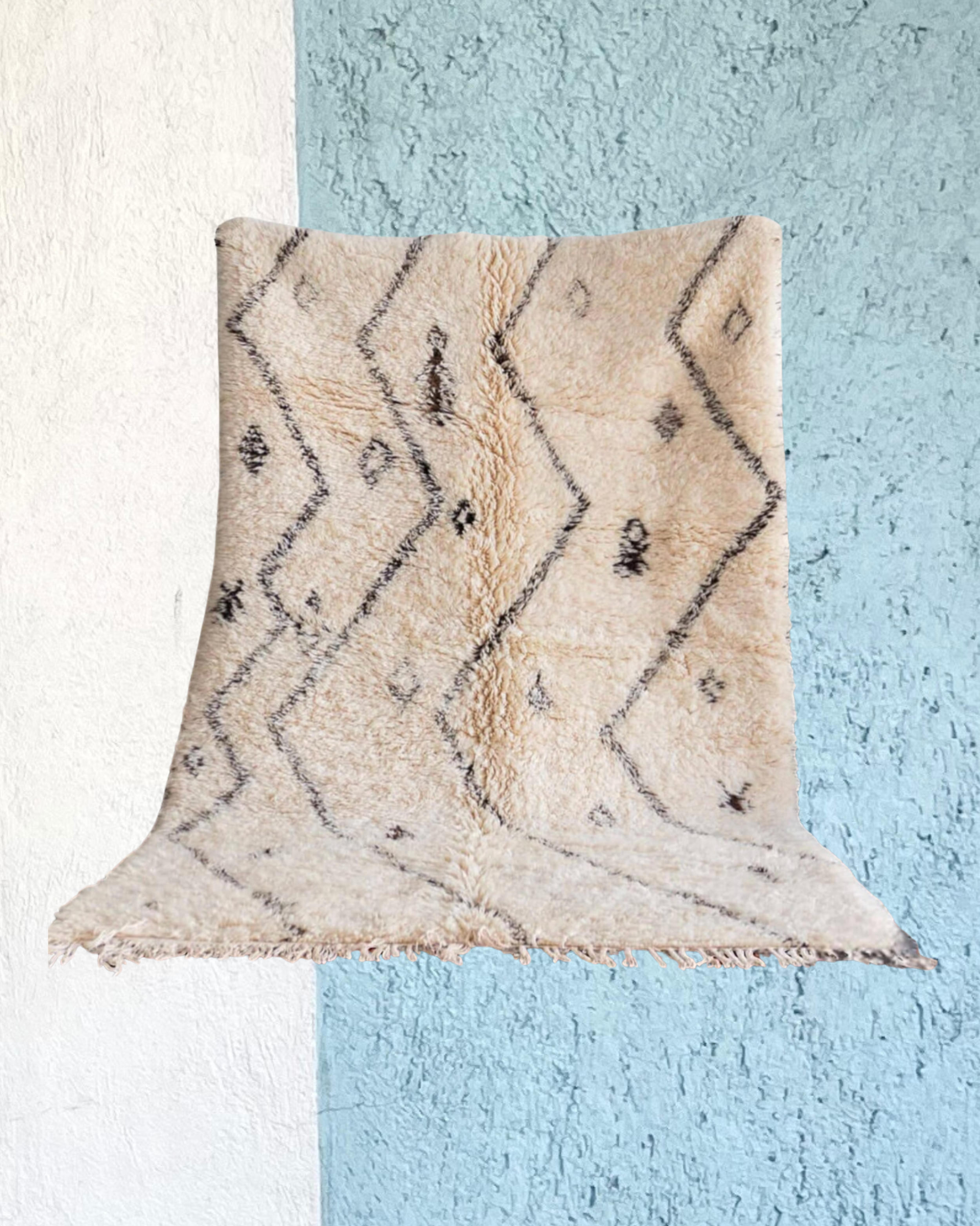 Ivory Nomad Moroccan Rug