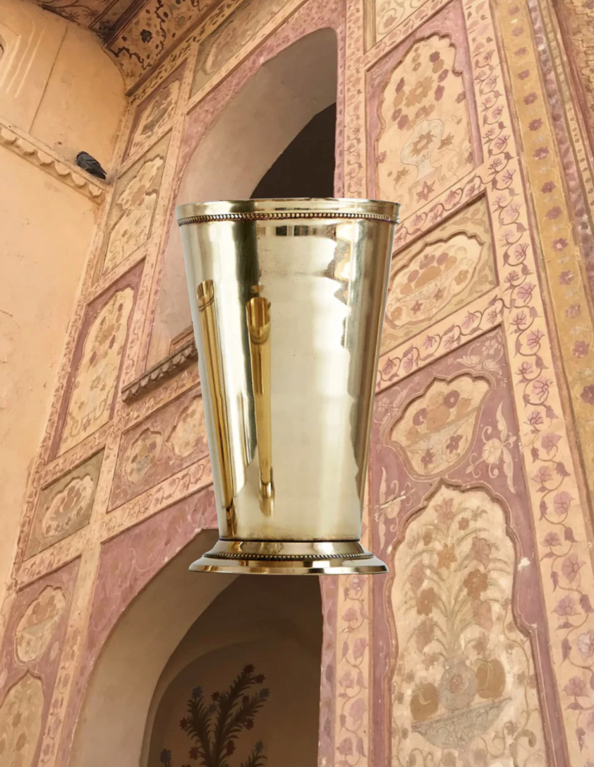 Indian Gold Julep Vase