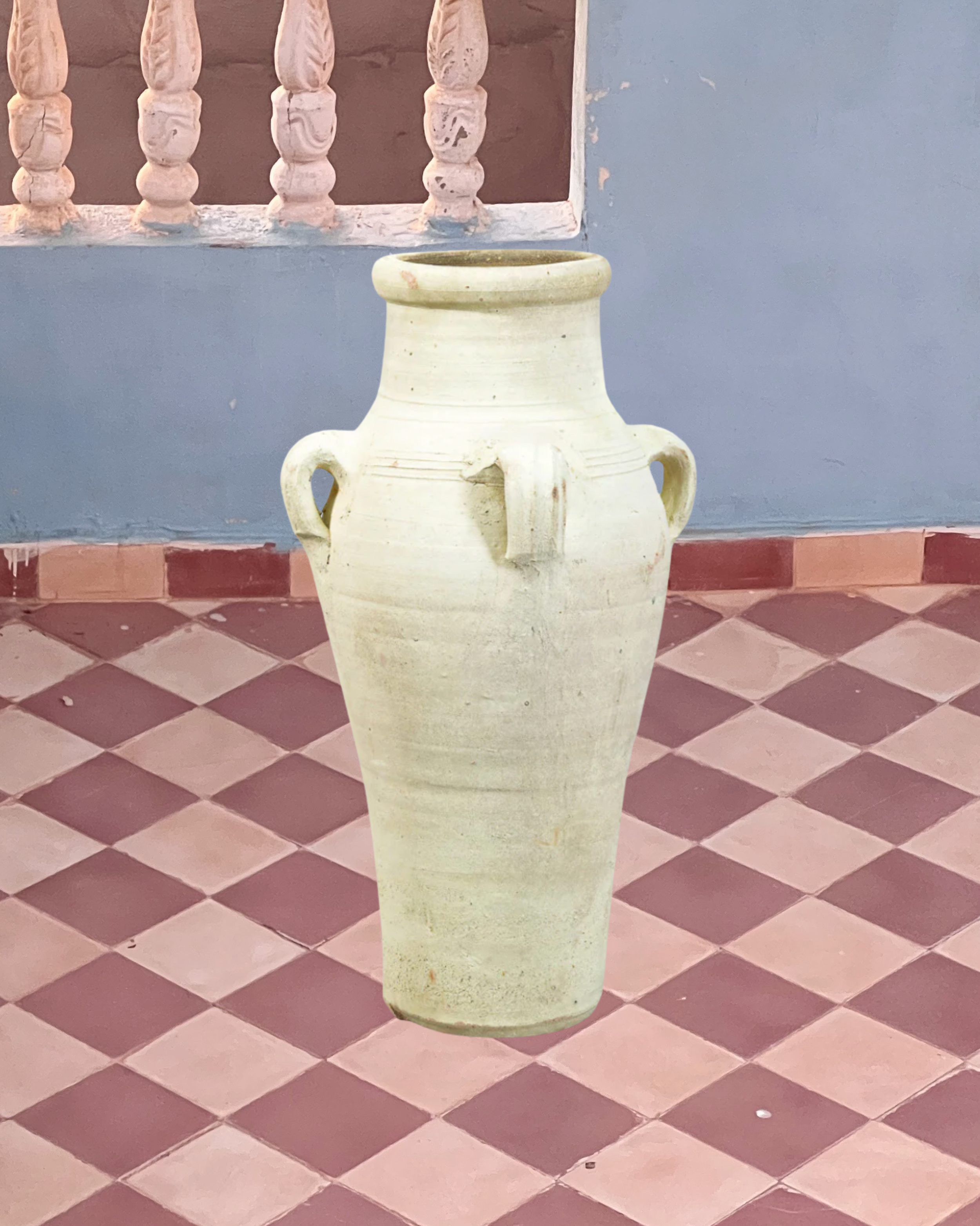 Tunisian Four-Handled Amphora Vessel