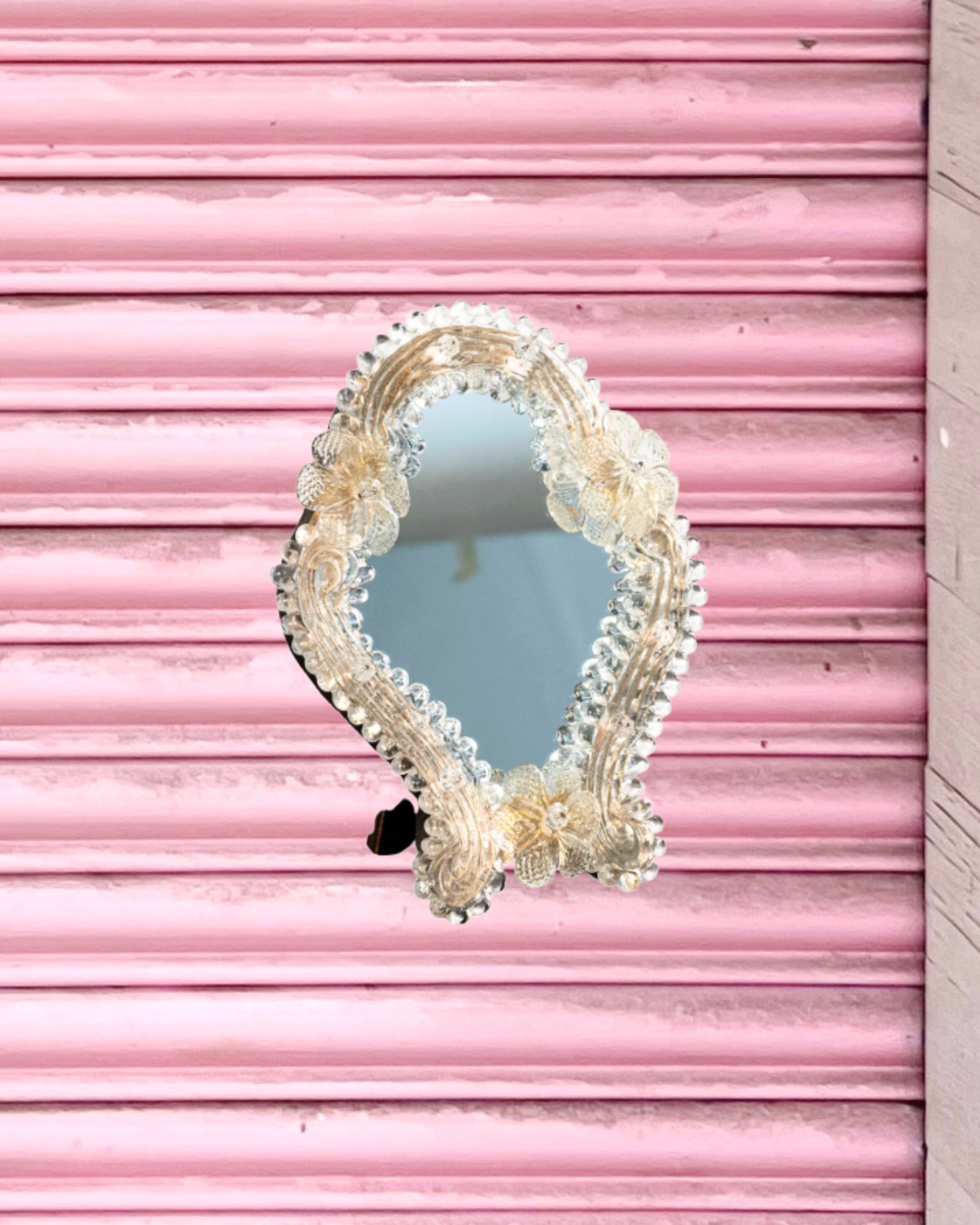 Vintage Original Murano Glass Mirror