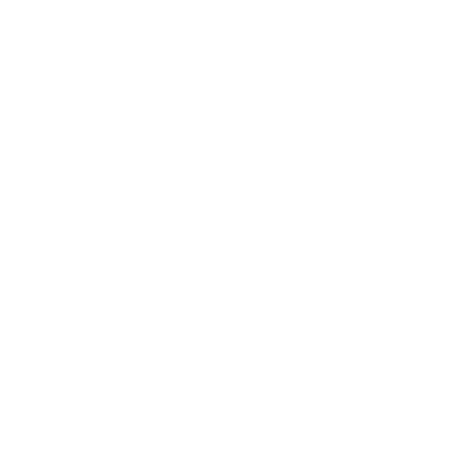 Black and white circular logo featuring a profile of a human head with a mohawk, a wolf, and a silhouette of a dog on a landscape background.