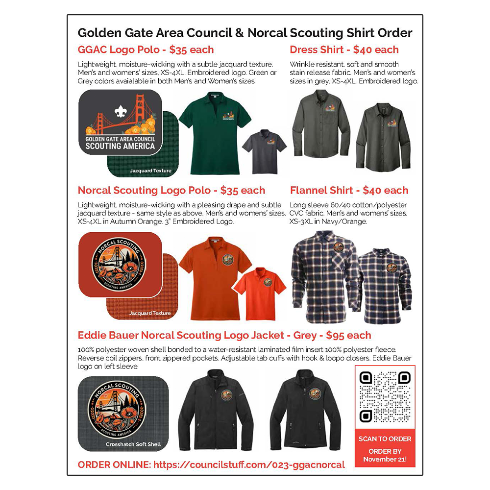 Shirt Order Form Flyer