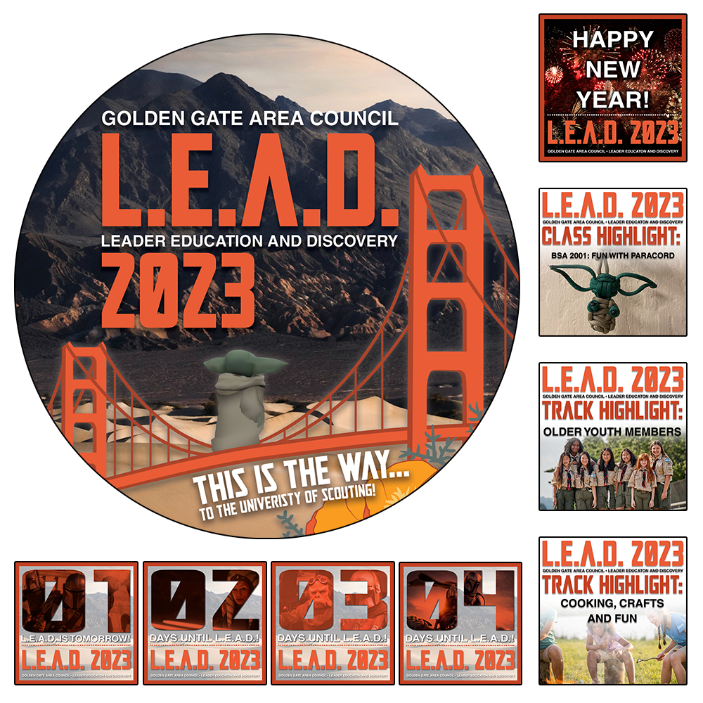 LEAD 2023 Event Logo & Social Meda Promotional Images