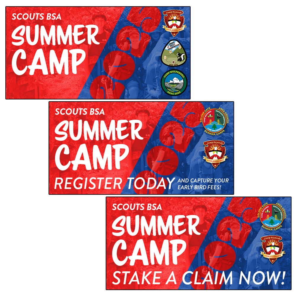 Summer Camp 2025 Promotional Headers
