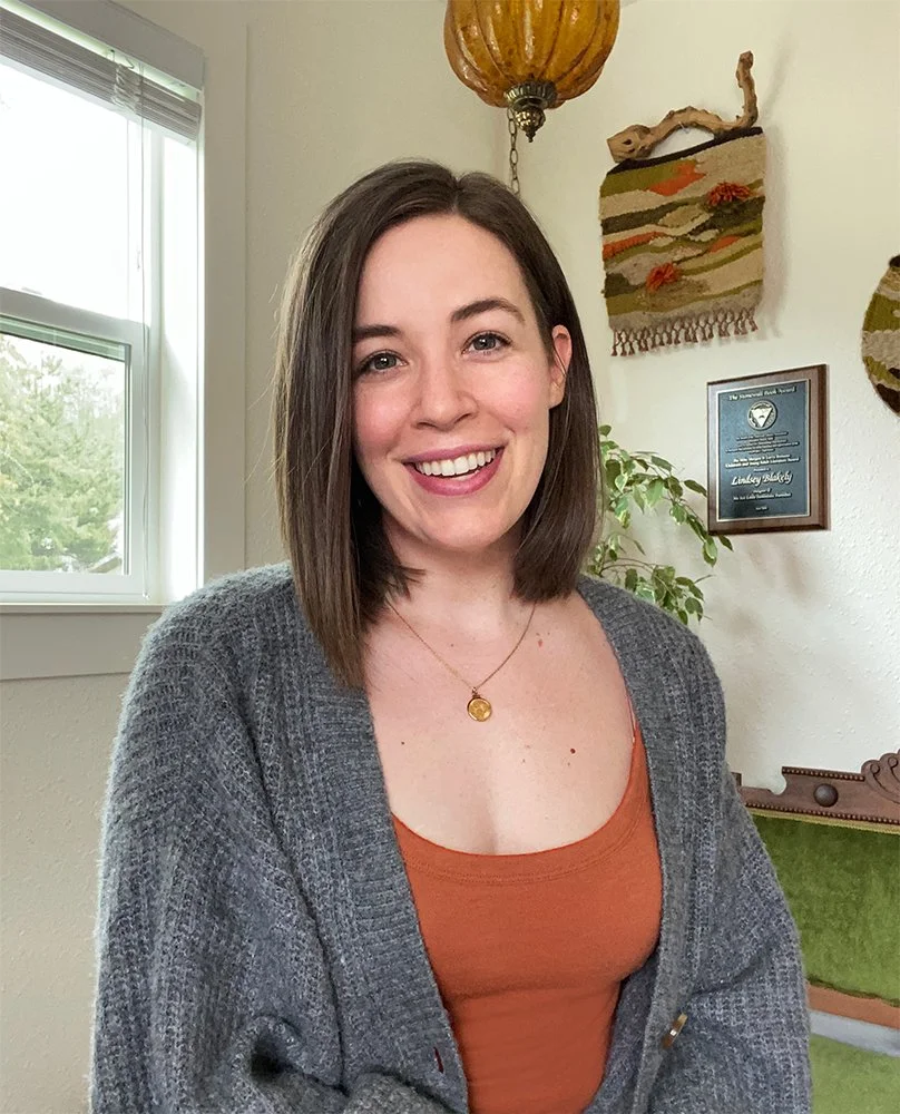 Photo of Lindsey Blakely, information designer.