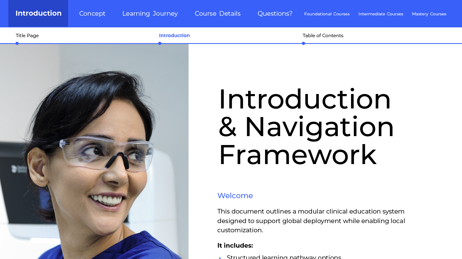 Global Healthcare Education — Modular Curriculum Architecture