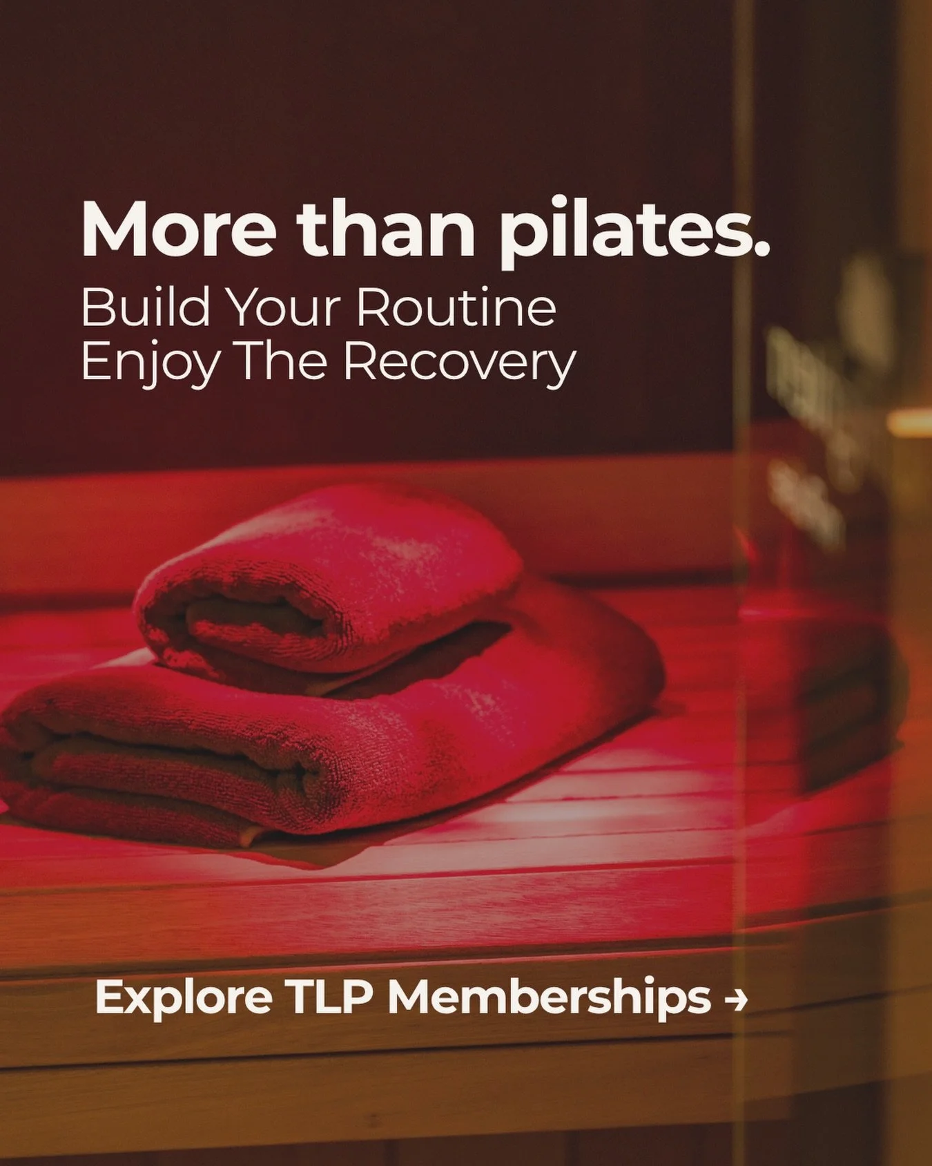 A consistent routine includes both movement and recovery.

With a TLP Pilates membership, you can keep your classes on the schedule while enjoying member perks like discounted infrared sauna sessions. Making it easier to support your body beyond the 