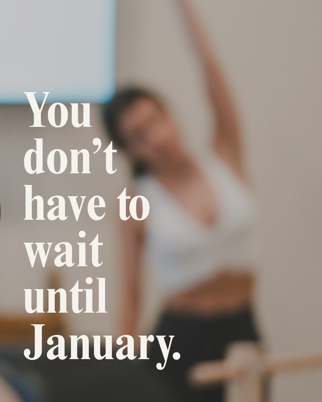 You don&rsquo;t need a new year to begin a new routine.

October is the perfect time to start creating small, supportive habits: before the holidays, before January, and without the pressure of a dramatic reset.

Start with one class and let consiste