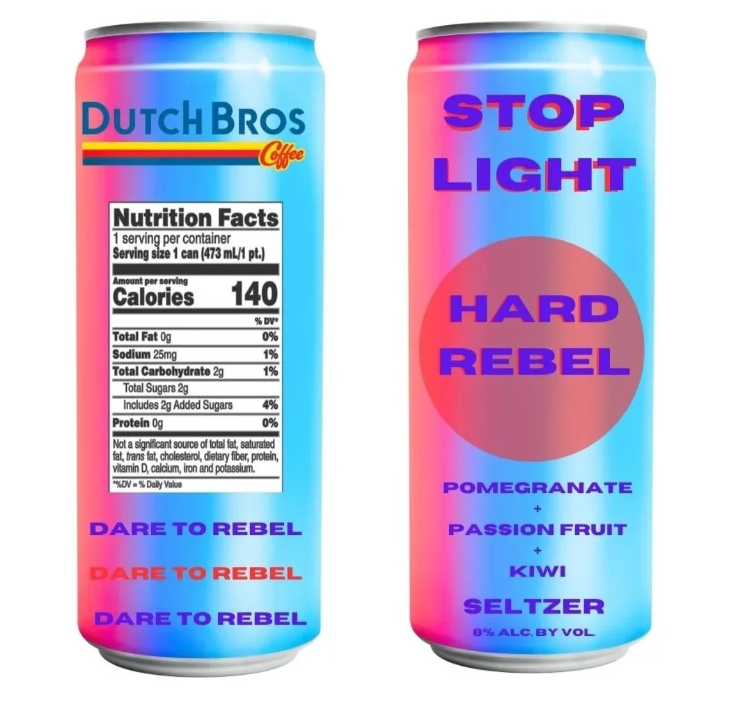 Visualization of the Hard Rebel: Vodka Seltzer