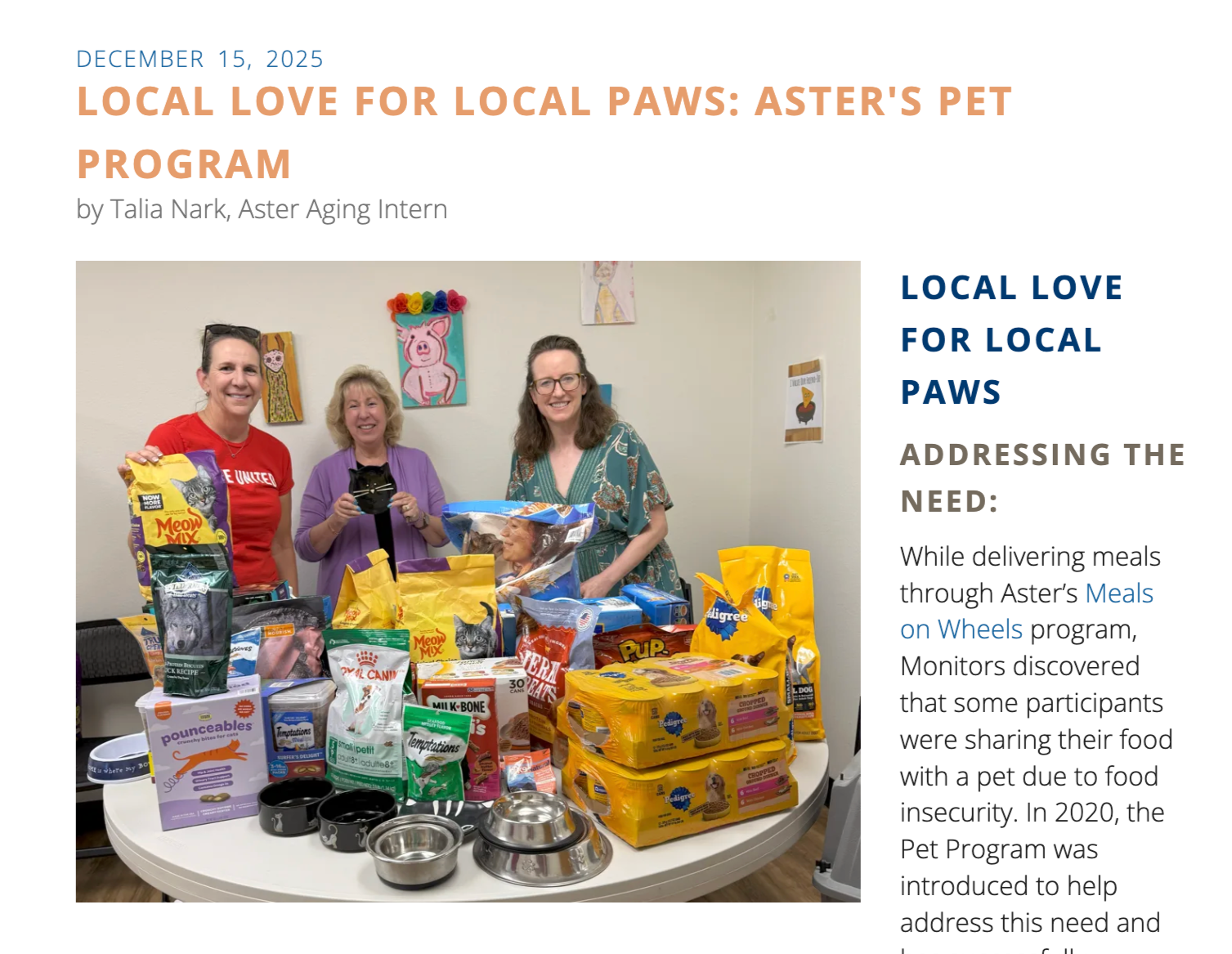 Blog post utilizing trends in the non-profit sector