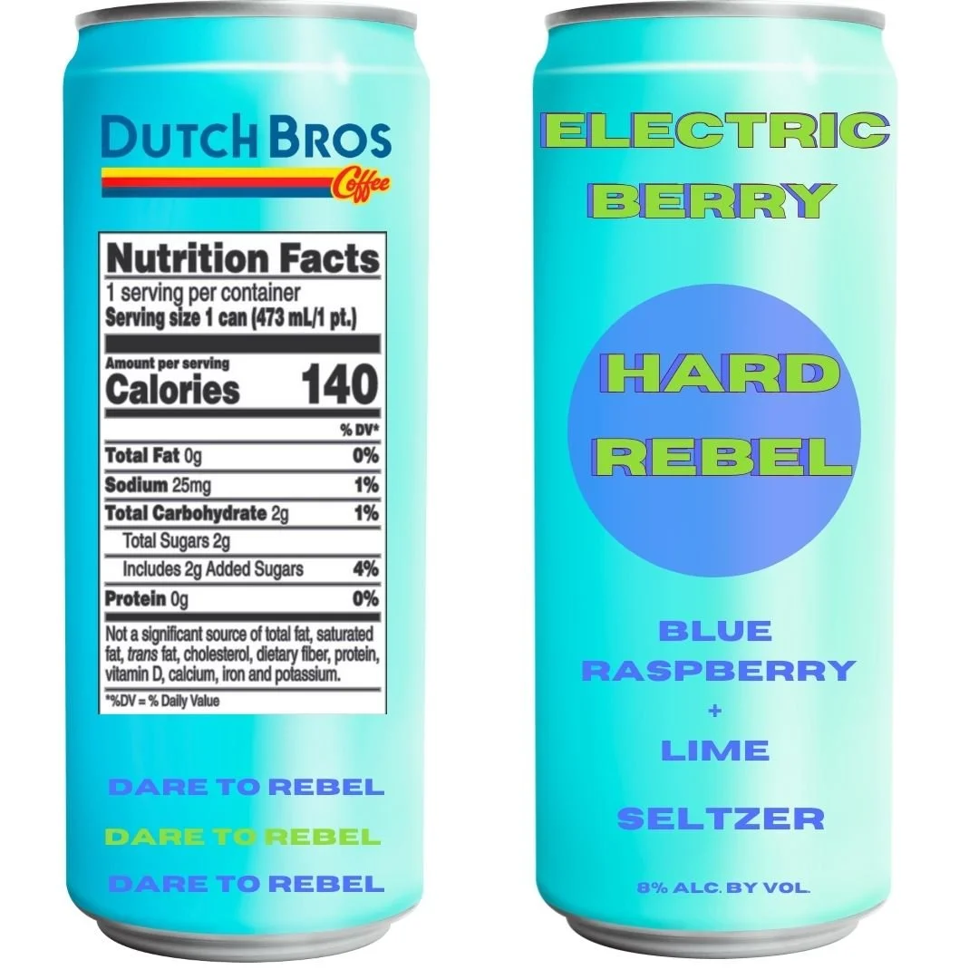 Visualization of the Hard Rebel: Vodka Seltzer