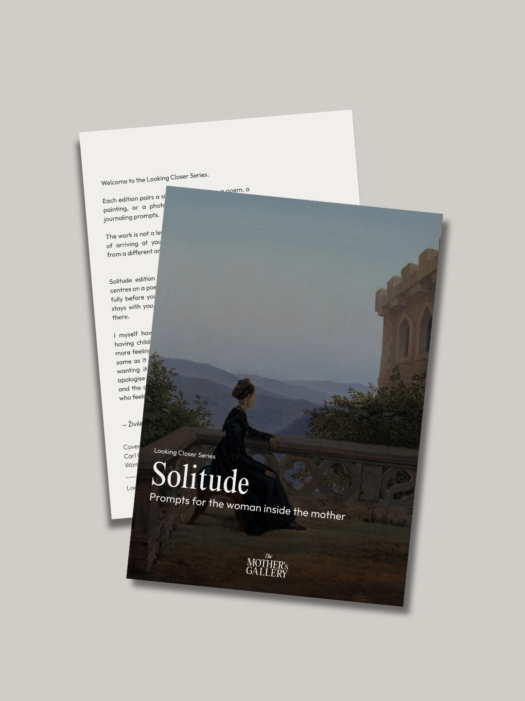Looking Closer Series: Solitude