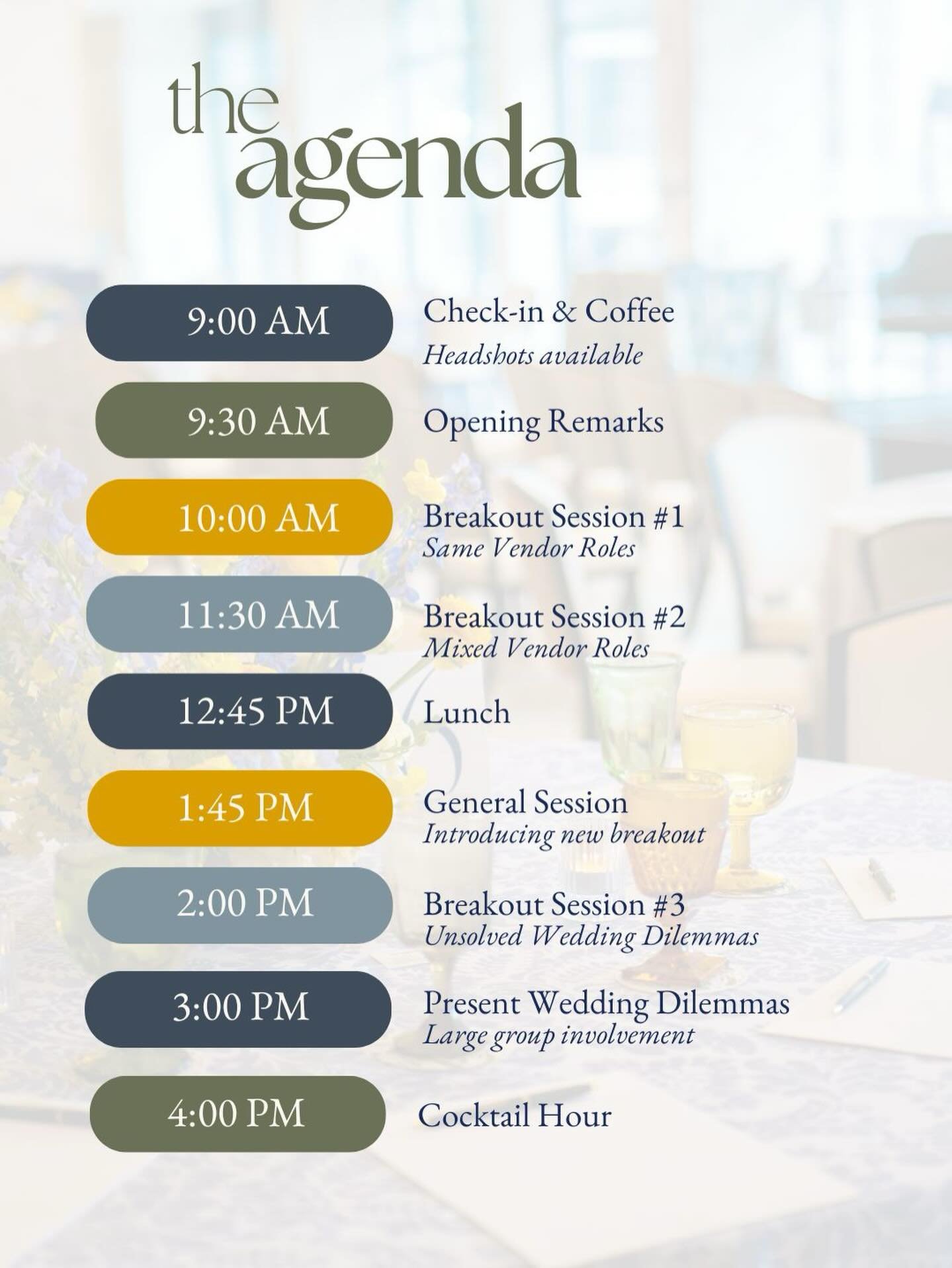 LAST DAY TO REGISTER FOR WEDWORK! We can&rsquo;t wait to see you there✨💛