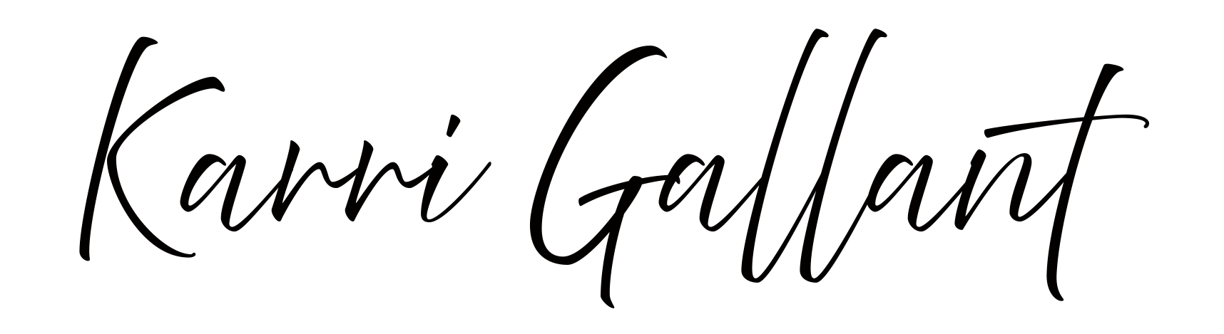 Black cursive text says "Karri callpati" on a white background.