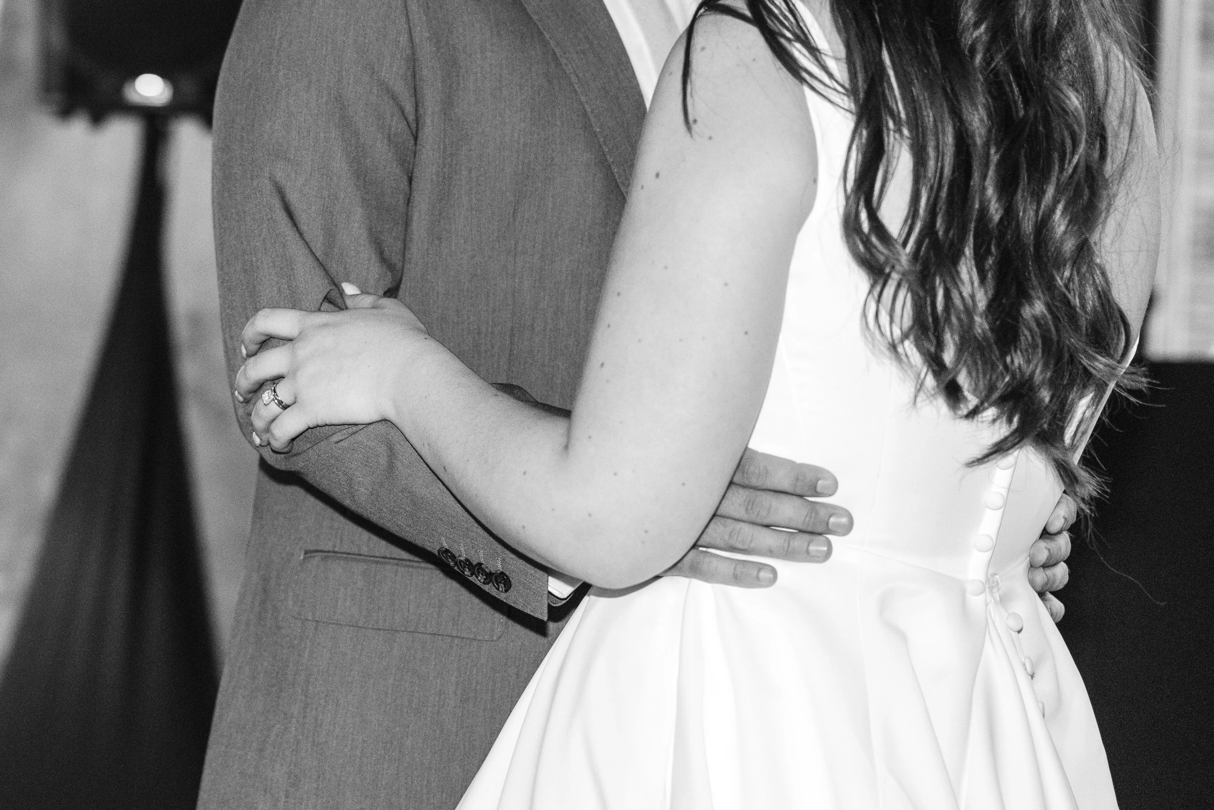 Man and Woman Dancing at their wedding
