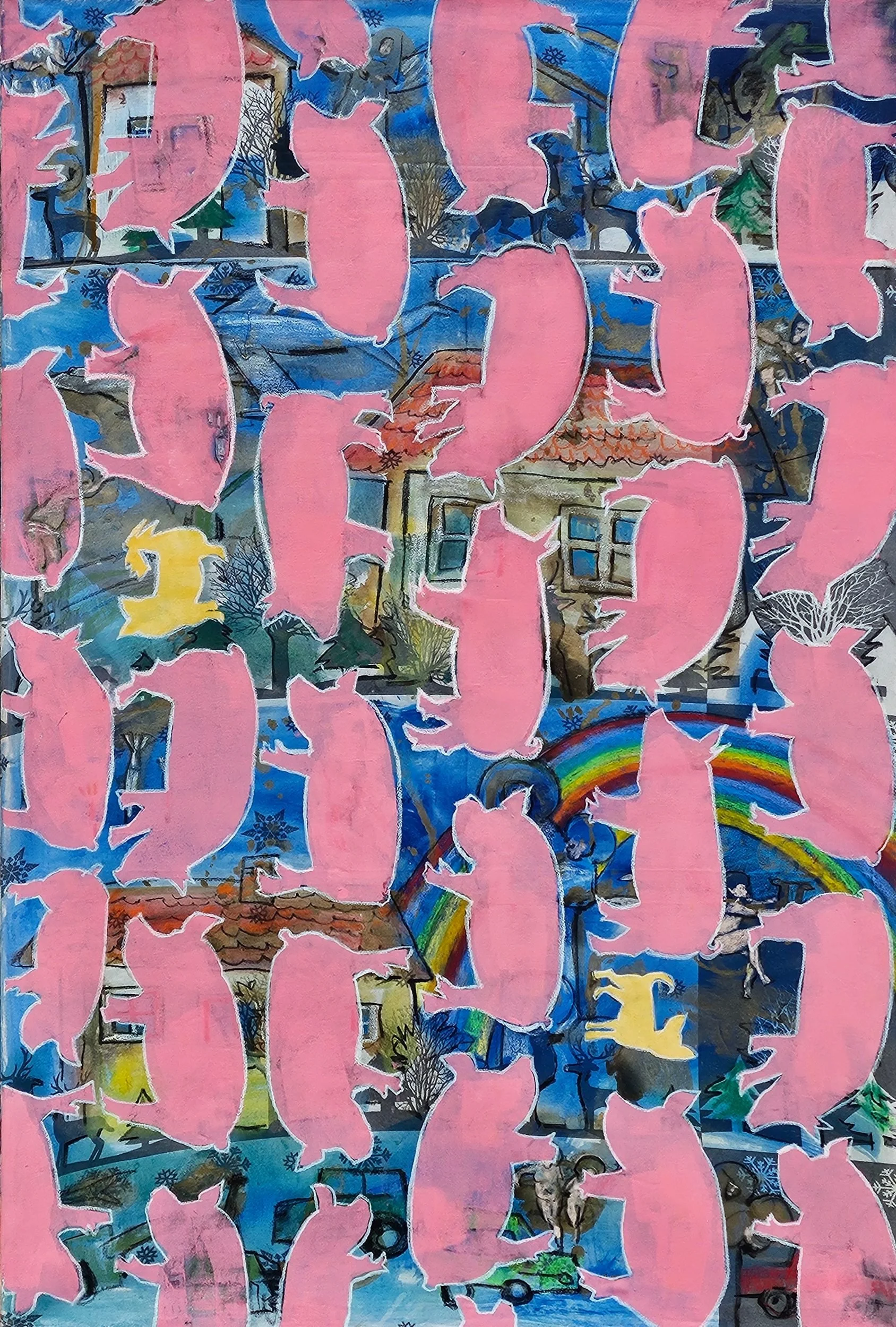 GOLDEN PIG | 120 × 180 cm