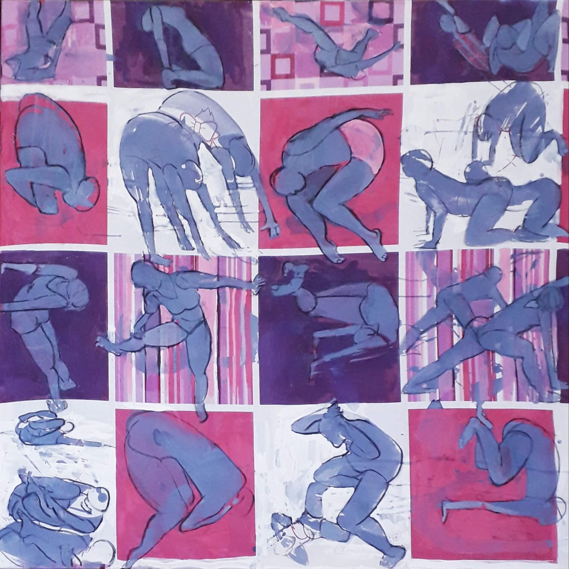 EXERCISE EVERY DAY | 120 × 120 cm