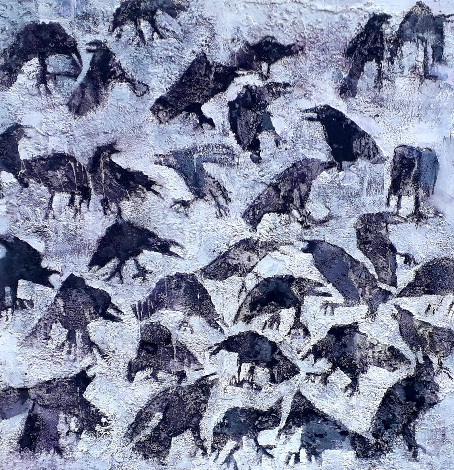 RAVENS | 130 × 130 cm