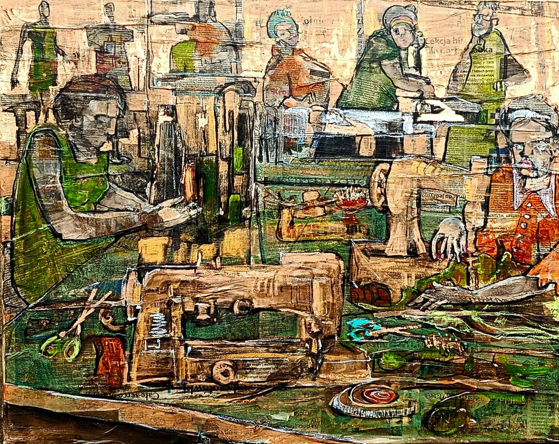 SEWING ROOM | 100 × 80 cm