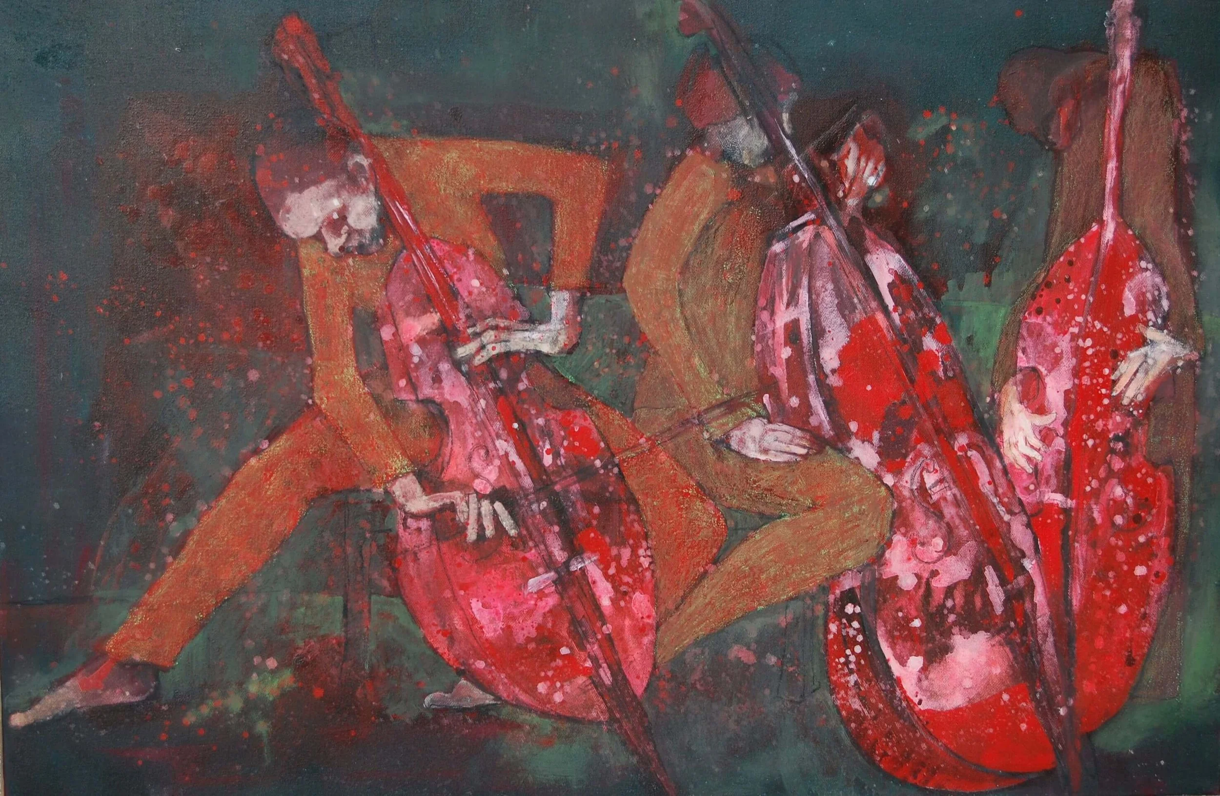 CELLISTS | 80 × 110 cm