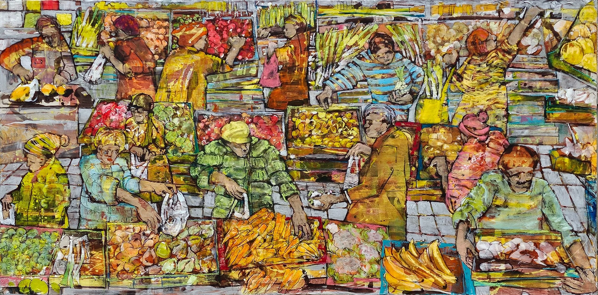 VEGETABLE WHOLESALER | 200 × 100 cm