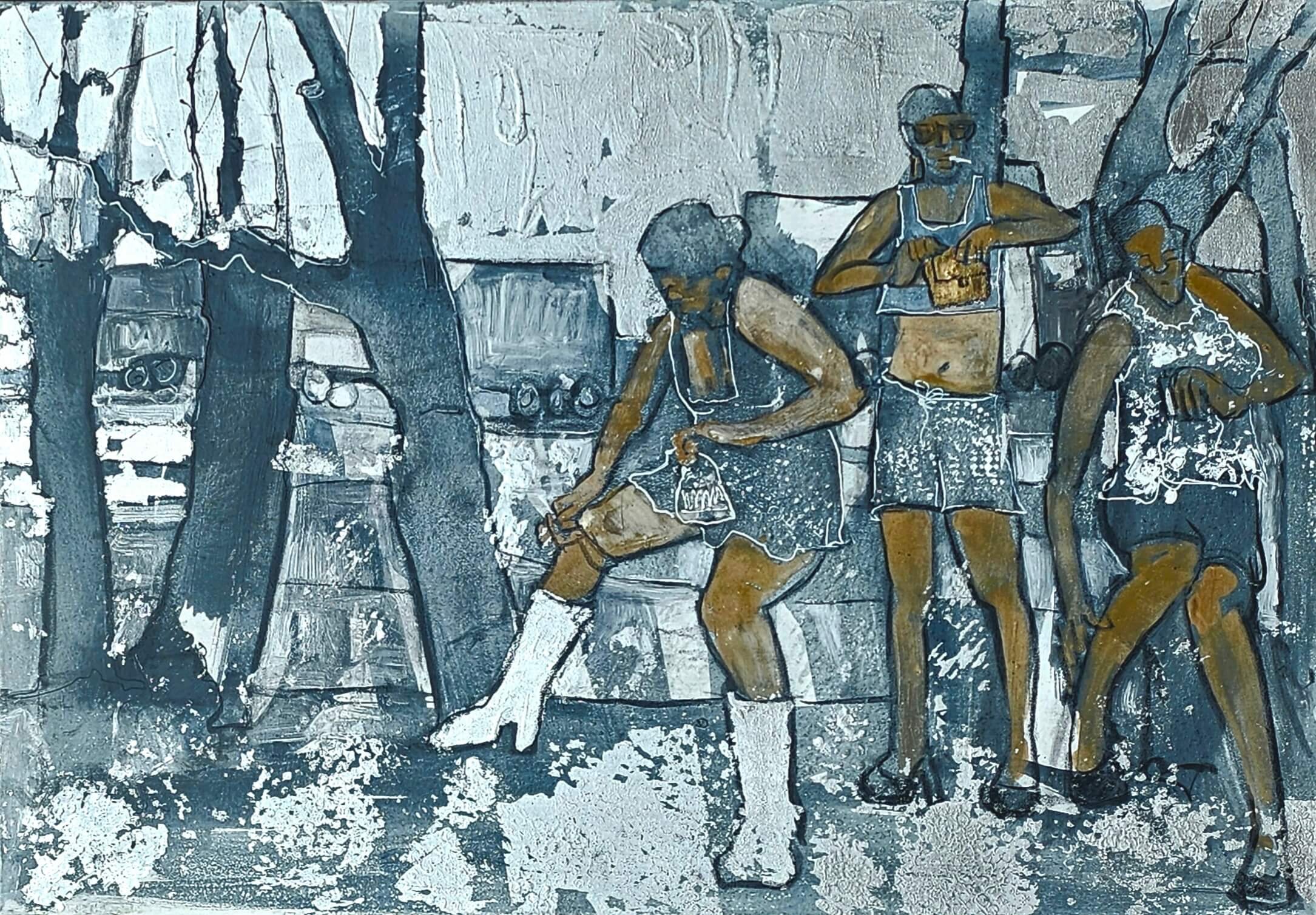 A BREAK | 100 × 70 cm