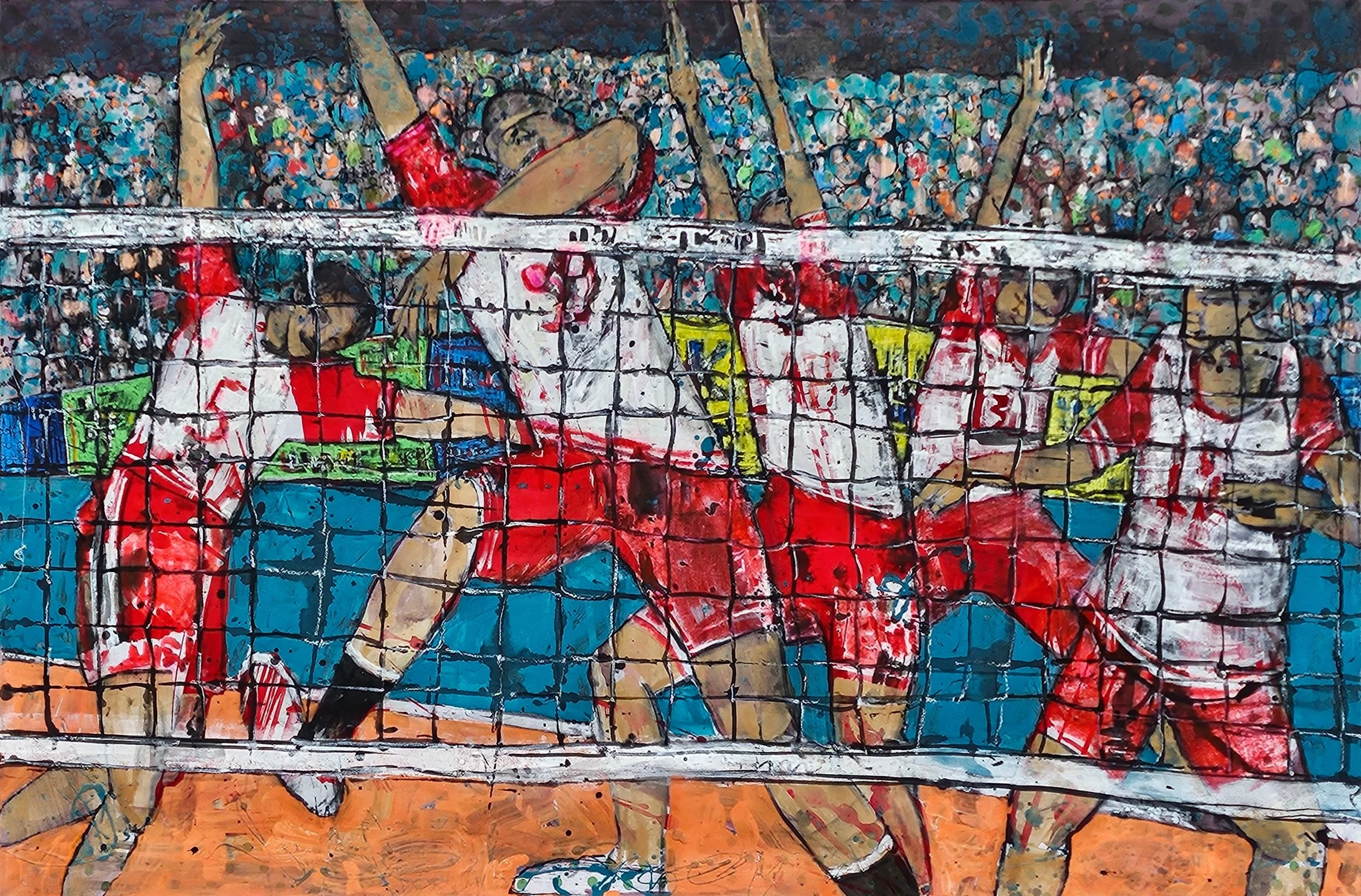 VOLLEYBALL PLAYERS | 180 × 120 cm