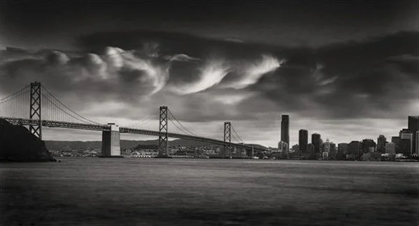 Billowing Clouds Over Bay Bridge 