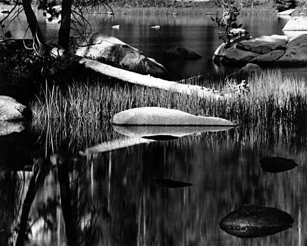 Sierra Lake , 1977, Gelatin Silver, 11 x 14, Signed LR