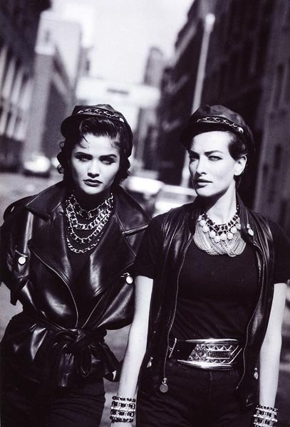 Helena Christensen Karen Mulder for Vogue 